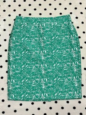 Ann Taylor Petal Lace Pencil Skirt Size 6